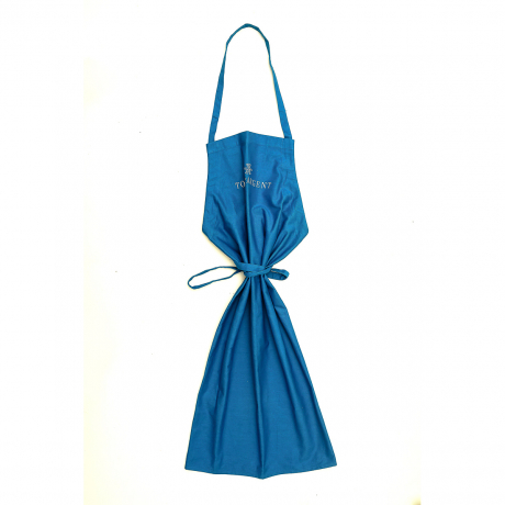 Blue apron embroidered Tour d'Argent