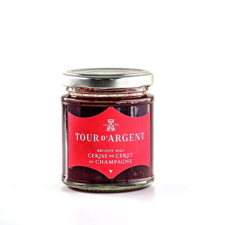 Cherry of Céret jam with Tour d'Argent Champagne