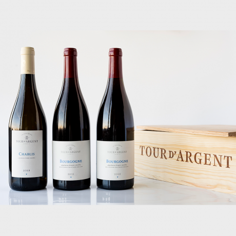 Burgundy terroir - Wooden case with 2 Burgundy & 1 Chablis
