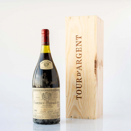 Grandeur - Wooden case with 1 magnum of Corton Pougets Grand Cru aged in our cellar