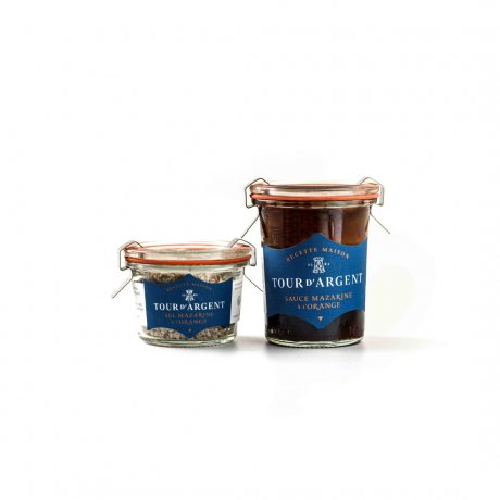 Our signature set - Our iconic salts and sauces & the Tour d'Argent kitchen linen