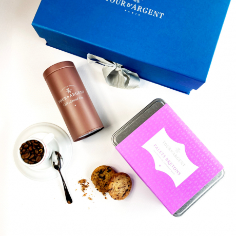 The gourmet snack box - Tour d'Argent coffee blend & palets bretons