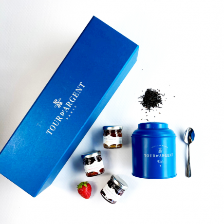 Time for tea - Tea box & 3 Tour d'Argent mini jams
