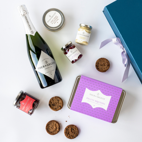 Salty-sweet box & Champagne - The festive gourmet
