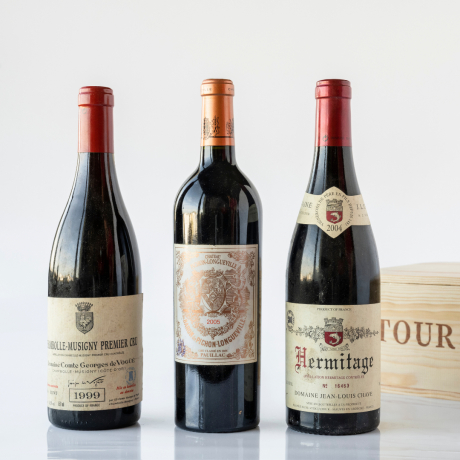 Vineyards - Wooden case of 3 exceptional wines aged in our cellar