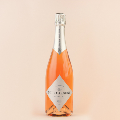 Festivités - Caisse bois 3x Champagnes Blanc de Blancs, 3x Champagnes Rosé Tour d'Argent