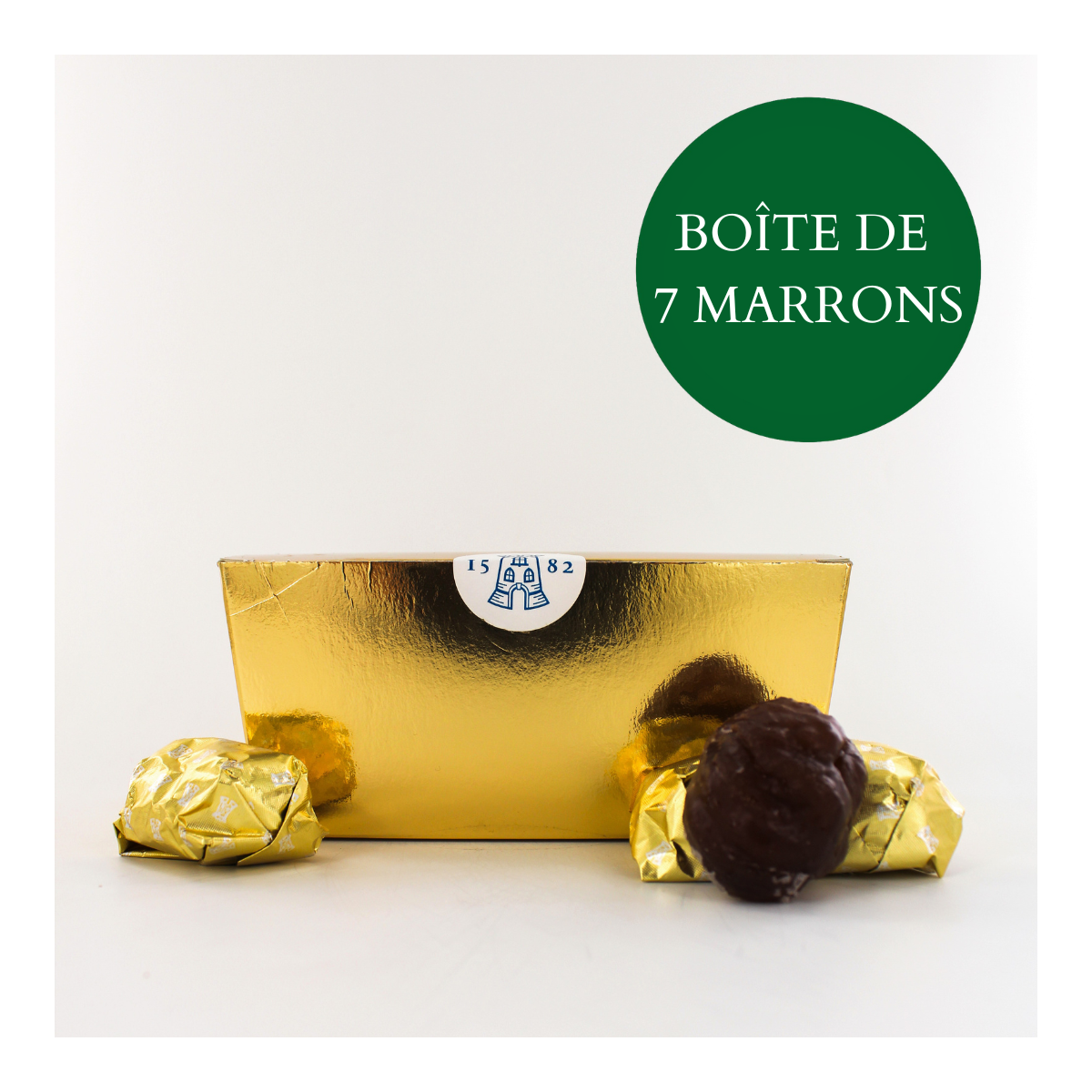 8 Marrons glacés entiers Bio AOP AOC d'Ardèche