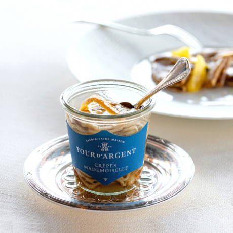 Le coffret emblématique - Crêpes, sirop, sel & sauce du Chef, foie gras & Champagne