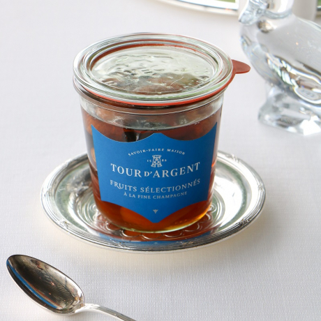 Selected fruits poached in Cognac Fine Champagne