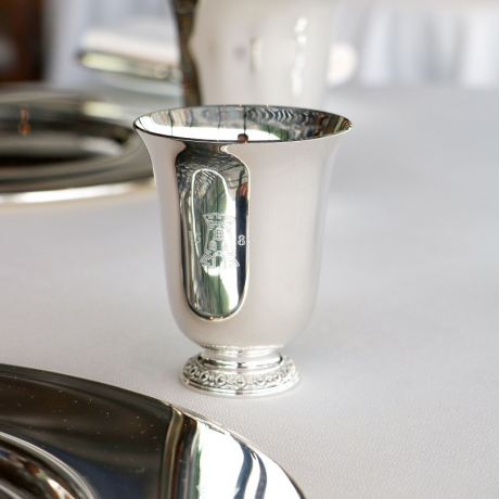 Children Tour d'Argent silver-plated goblet