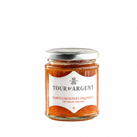 Grapefruit and orange jam with Milky Oolong tea Grapefruit and orange jam with Milky Oolong tea