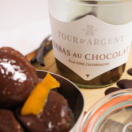 Babas au chocolat au Cognac