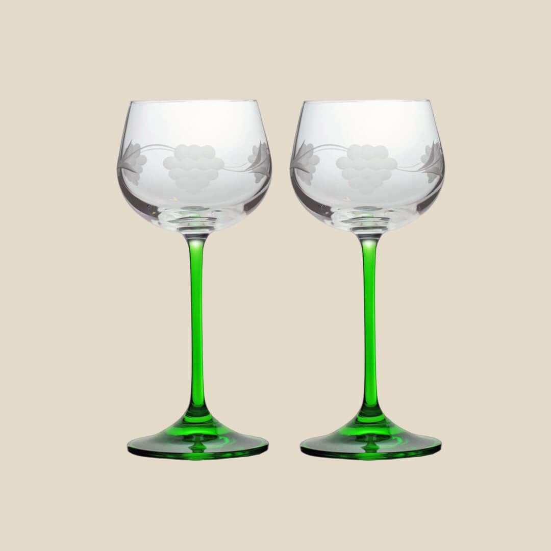 2 verres traditionnels d'Alsace